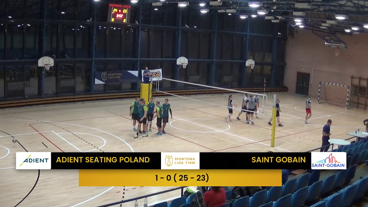 Adient Seating Poland vs Saint Gobain (SLF Siatkówka, 15.10.2019)
